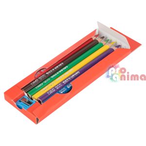 12 бр. цветни моливи+ острилка Deli Colorun