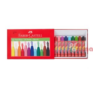 Пастели маслени Faber-Castell, 12 цвята