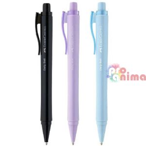 Химикалка Faber-Castell Daily XB, синьопишеща, автоматична