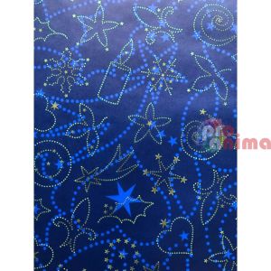 Паус Marpa Jansen, 50 x 60 cm, 115 g/m2, коледни мотиви в синьо