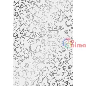 Паус с мотиви Marpa Jansen, 50 x 60 cm, 115 g/m2, сребърни увивни цветя