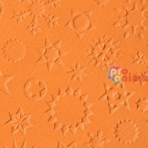 Релефен картон Marpa Jansen, 50 x 70 cm, 220 g/m2, звезди, теракота