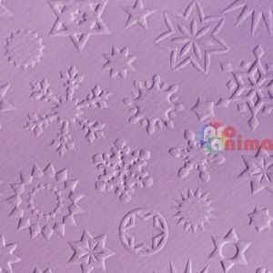 Релефен картон Marpa Jansen, 50 x 70 cm, 220 g/m2, звезди, виолетов
