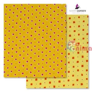 Картон варио Marpa Jansen, 50 x 70 cm, 300 g/m2, жълт с конфети