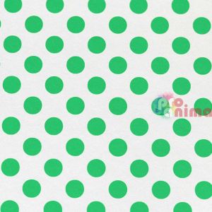 Картон варио Marpa Jansen, 50 x 70 cm, 300 g/m2, бяло-зелен на точки
