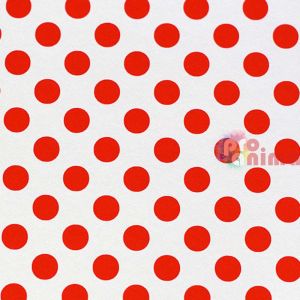 Картон варио Marpa Jansen, 50 x 70 cm, 300 g/m2, бяло-червени точки