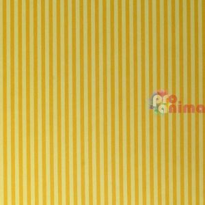 Варио картон Marpa Jansen, райета и точки, жълт