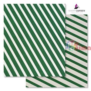 Картон варио Marpa Jansen, 50 x 70 cm, 300 g/m2, бял в зелено райе
