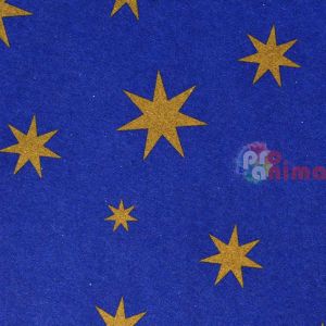 Варио картон Marpa Jansen- син със златни звезди