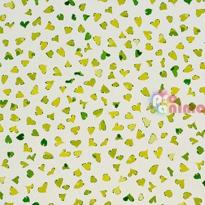 Варио картон Marpa Jansen, 300 g/m2, танцуващи сърца, зелен