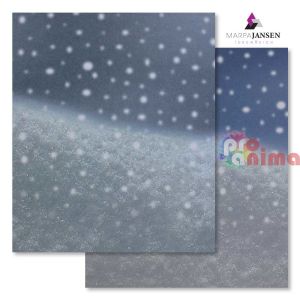Картон варио Marpa Jansen, 50 x 70 cm, 300 g/m2, снеговалеж и снежни кристалчета
