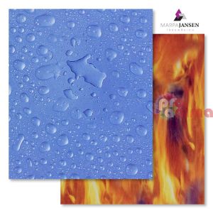 Картон варио Marpa Jansen, 50 x 70 cm, 300 g/m2, огън/ дъждовни капки