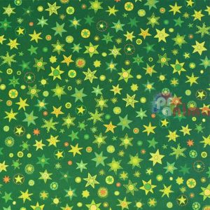 Варио картон Marpa Jansen, 50 x 70 cm , 300 g/m2, зелен на звезди