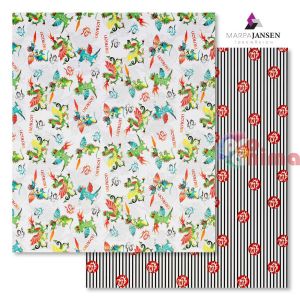 Картон варио Marpa Jansen, 50 x 70 cm, 300 g/m2, дракони