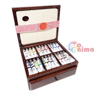 Комплект маслени бои 24 x 20 ml, Renesans, в дървен куфар