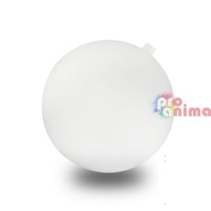 Пластмасова топка за декорация, 100 mm, бяла