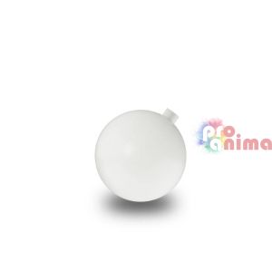 Пластмасова топка, бяла, 60 mm