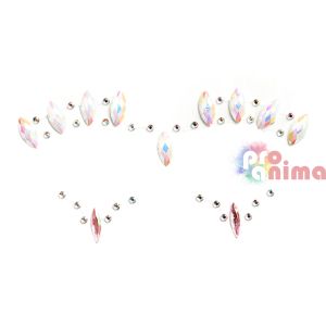 Самозалепващи камъчета за декорация на лице