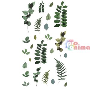 Матирани, прозрачни стикери, от PVC, DP Craft, листа, 33 бр.