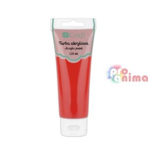 акрилна боя DP Craft, 120 ml, горещо червено