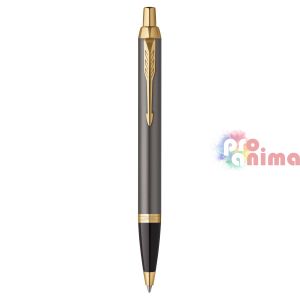 Химикалка Parker IM- сив лак със златни елементи