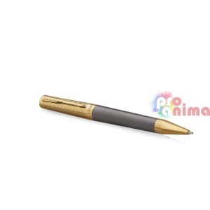 Химикалка Parker Inguinuty- сив лак със златни елементи