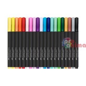 Комплект маркери Faber-Castell Black Edition, 20 цвята