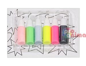 Боя за стъкло Луч Витраж 6 флуоресцентни (светещи на тъмно) цвята