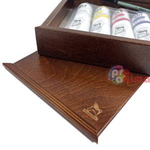 Комплект маслени бои Renesans, 7 x 60 ml, в дървена кутия