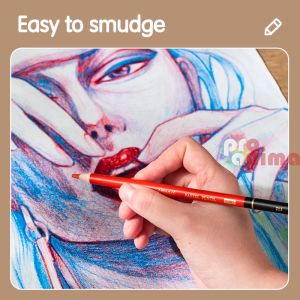 Пастелни моливи за рисуване Deli Dmast, 24 цвята