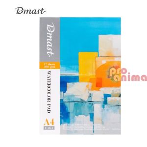 Скицник за акварел Deli Dmast, А4, 300 g, 12л., 