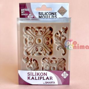 Силиконов молд /калъп за глина Smarta, Antique set