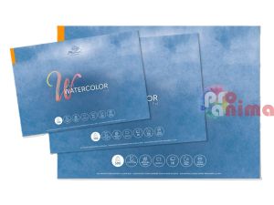 Акварелен скицник Phoenix Watercolor Pad, 18 x 26 cm, 16 листа, лепен