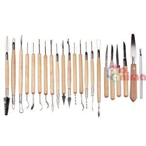 Комплект професионални инструменти за скулптура и моделиране, Phoenix, 22 бр.