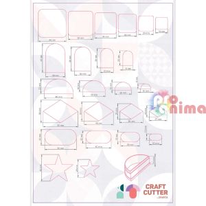 Пластмасови форми за изрязване Smarta, 24 бр.