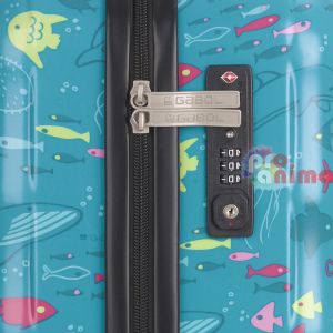 Детски куфар Gabol Acqua с 4 двойни колела