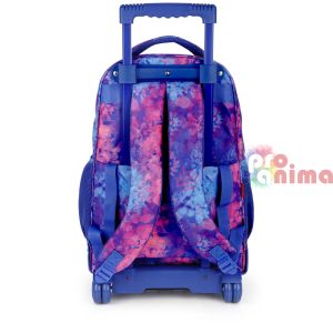 Момичешка, ученическа раница с колелца Gabol Sunset