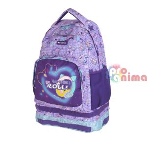 Раница за момиче Gabol Funny с едно отделение и свалящи се колелца