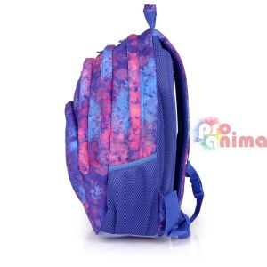 Ученическа раница за момиче Gabol Sunset- три ципа, мрежест гръб, водоотблъскваща материя