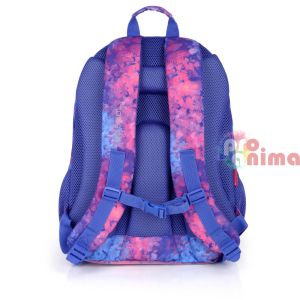 Ученическа раница с три ципа и мрежест гръб Gabol Sunset