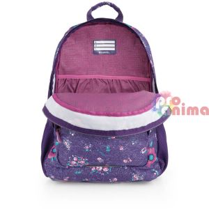 Училищна раница за момиче с три отделения и мрежест гръб Gabol Lily
