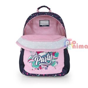 Ученическа раница с едно отделение и термоформ гръб Gabol Party