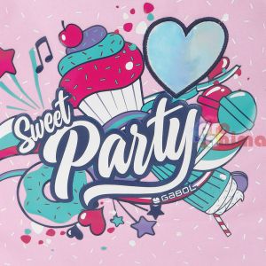 Момичешка раница Gabol Party- термоформ гръб, водоотблъскваща материя
