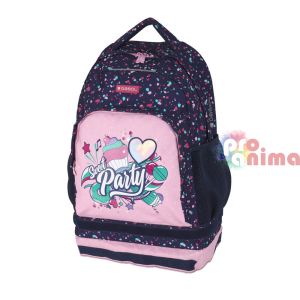 Ученическа раница Gabol Party- със свалящи се колелца и едно отделение