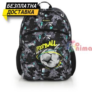 Ученическа раница за момче Gabol Score 23659601, две отделения, термоформ гръб