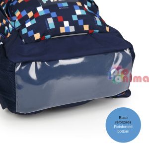 Раница за училище Gabol Cubik- три отделения, мрежест гръб, за момче