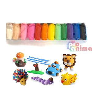 Самосъхнеща глина DP Craft, супер лека, 12 цвята