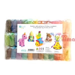 Самосъхнеща глина DP Craft, 36 цвята, 72 бр.