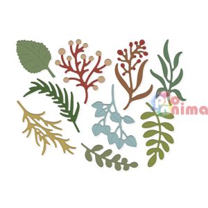 Щанца за изрязавне и релеф DP Craft, клонки, 9 бр.