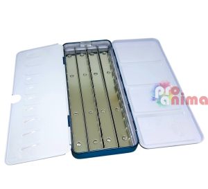 Метална кутия за акварел Phoenix за 48 бр. 1/2 кювети